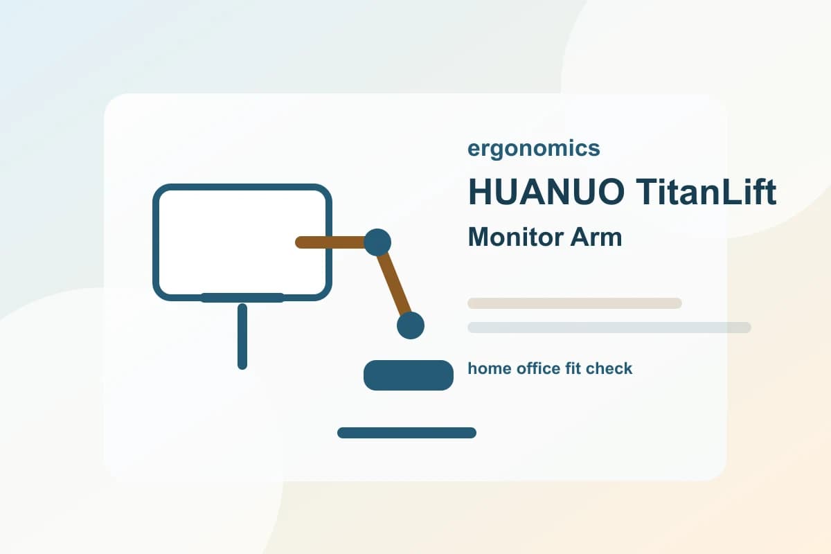 HUANUO TitanLift Heavy Duty Monitor Arm